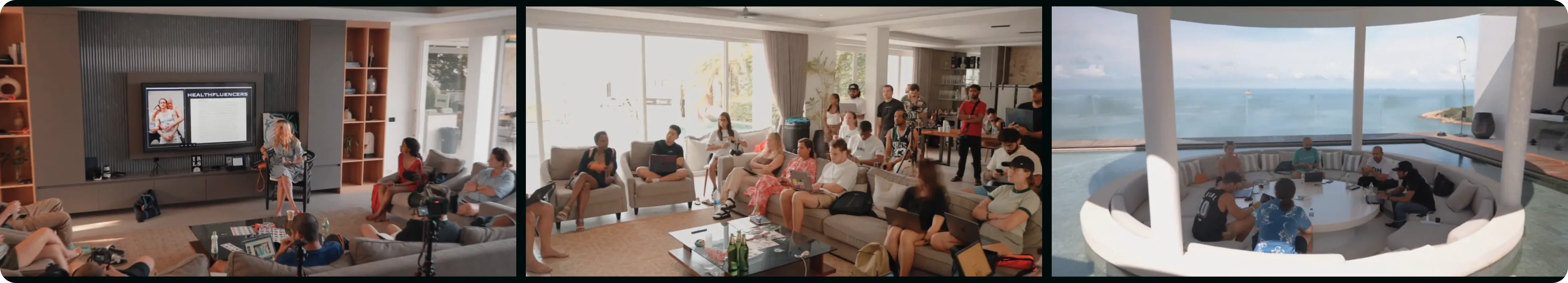 Builders collaborating in Koh Samui