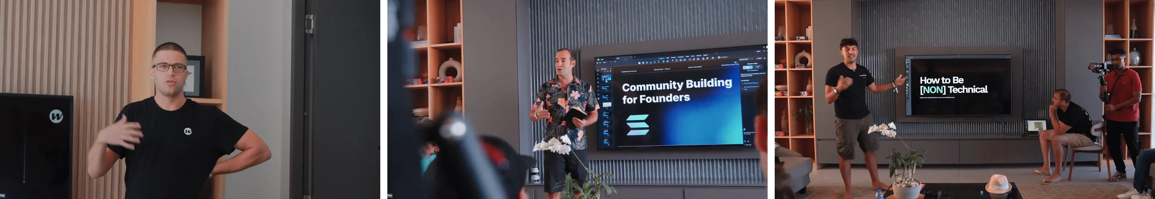 Evening social during Koh Samui event