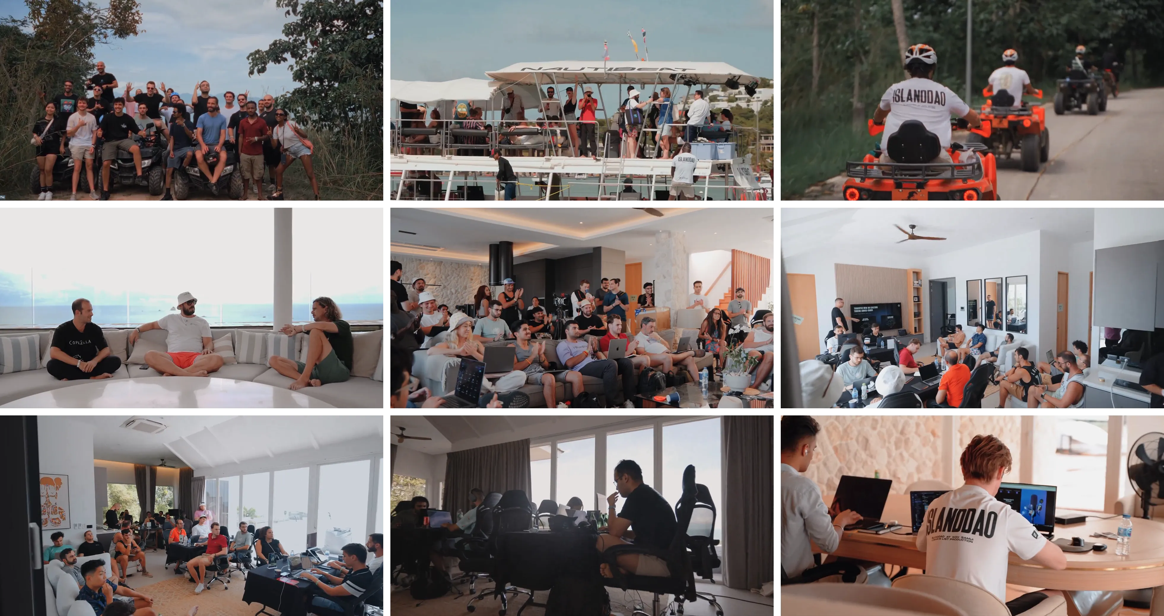 Evening social during Koh Samui event